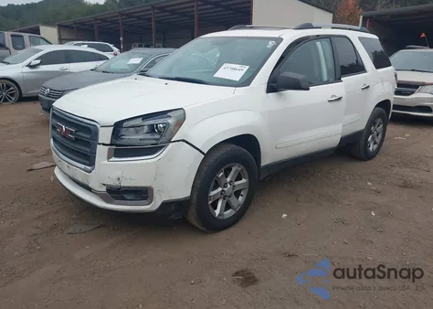 2015 GMC Acadia Sle-2 из США, поврежденный, VIN 1GKKRPKD7FJ123860